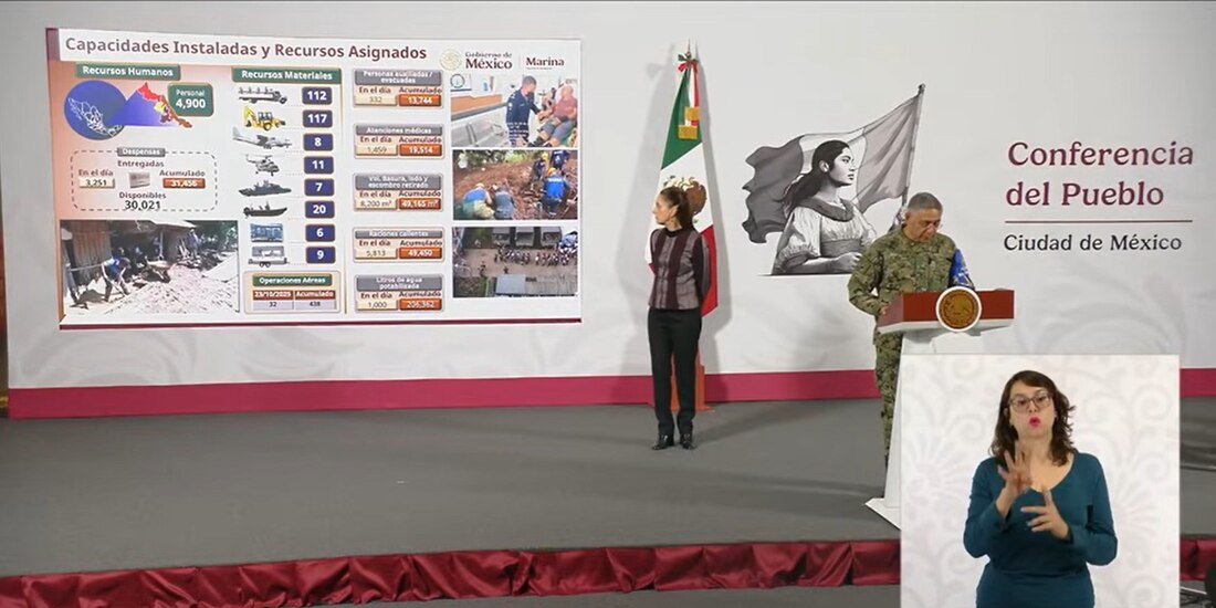 Participación del titular de Marina en Palacio Nacional.