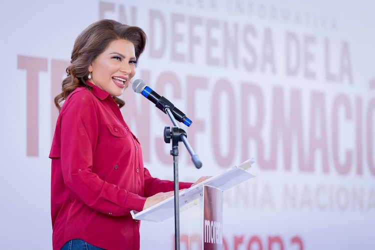 Lorenia Valles Sampedro, coordinadora de Morena en Sonora.