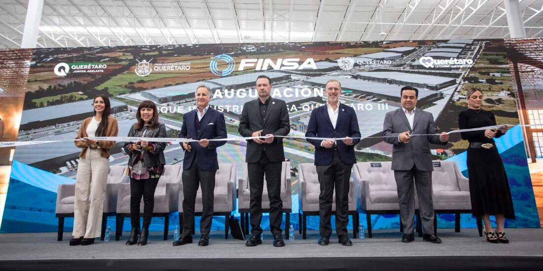 Inaugura Mauricio Kuri parque industrial FINSA Querétaro III.