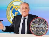 Florentino Pérez en conferencia de prensa.