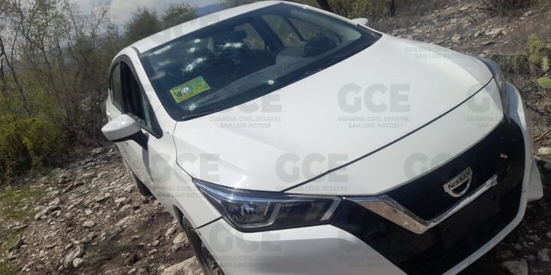 Abaten a dos delincuentes durante enfrentamiento en San Luis Potosí.