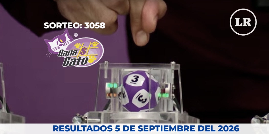 Resultados del Gana Gato 3058 del 5 de septiembre del 2026.