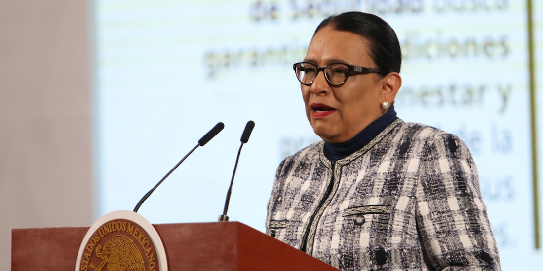 Rosa Icela Rodríguez, secretaria de Gobernación.