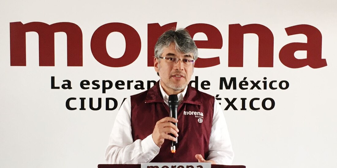 Tomás Pliego Calvo, presidente de Morena en la CDMX.