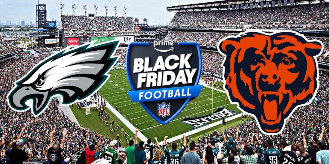Eagles recibirá a Bears en el partido del Black Friday de la NFL.
