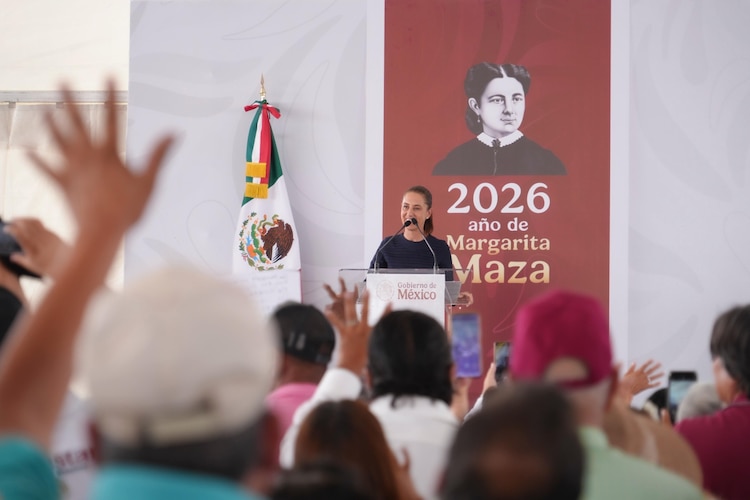 La Presidenta Claudia Sheinbaum Pardo durante su visita a Ciudad Juárez, Chihuahua, el 19 de septiembre de 2026.