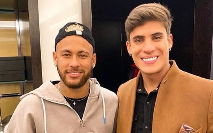 Neymar y Tiago Ramos