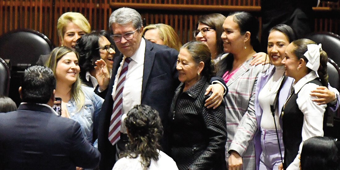 El diputado Ricardo Monreal, el pasado 24 de marzo, en San Lázaro.