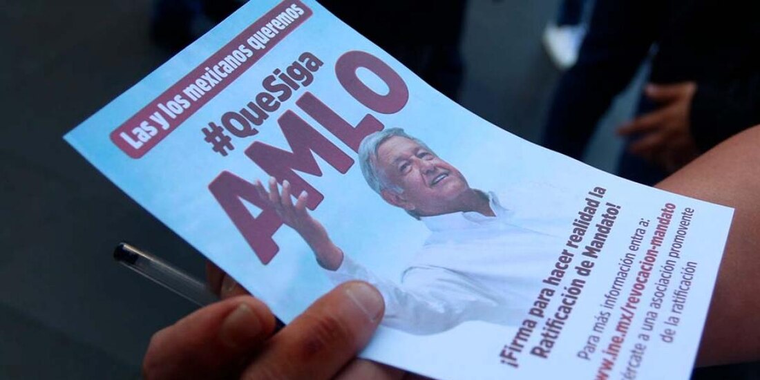 Propaganda para revocación de mandato.