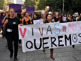 Protesta de mujeres en México