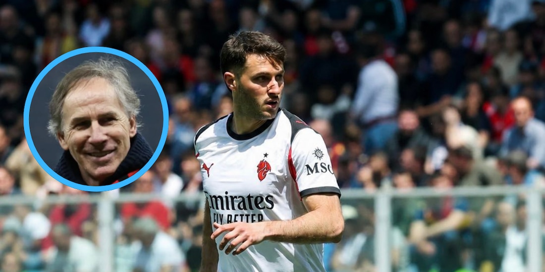 Santiago Gimenez formó parte del homenaje que el Milan hizo en memoria de Franco Baresi.