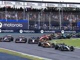 Monoplazas de F1 durante el Gran Premio de Brasil 2024.