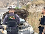 AGENTES de la Fiscalía de Justicia de Coahuila, en acciones de proximidad el 5 de abril