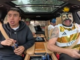 El Escorpión Dorado choca en plena entrevista con El Abraham
