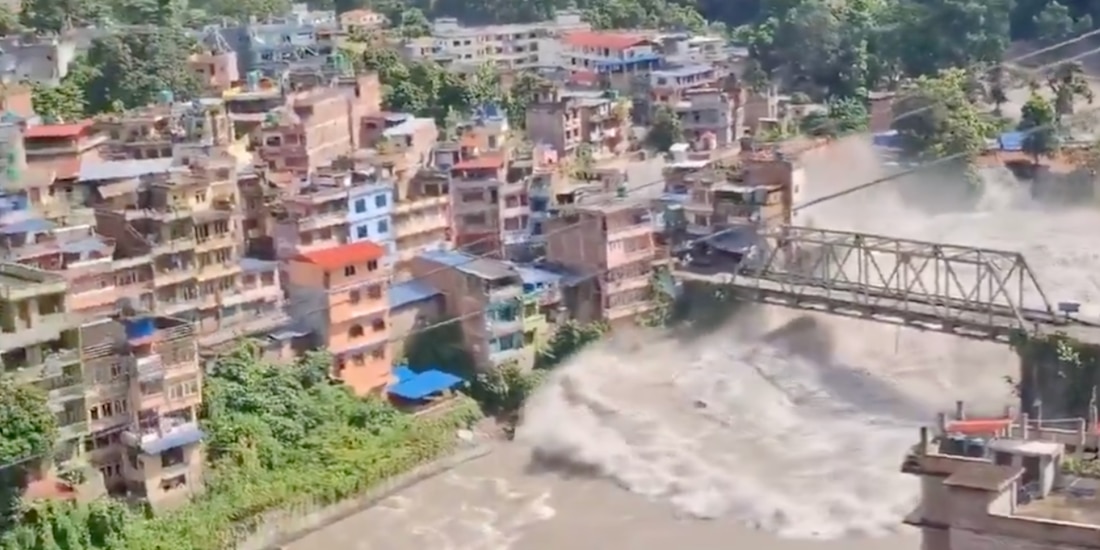 Inundación en Nepal