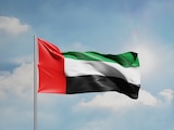Bandera de los Emiratos Árabes Unidos, en una fotografía ilustrativa.
