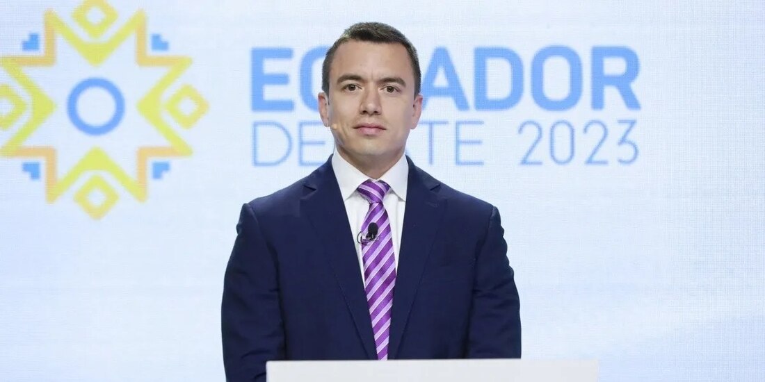 Daniel Noboa, presidente de Ecuador.
