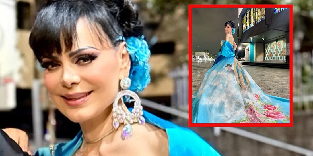 Maribel Guardia y su vestido con el que cantó las mañanitas a la Virgen de Guadalupe