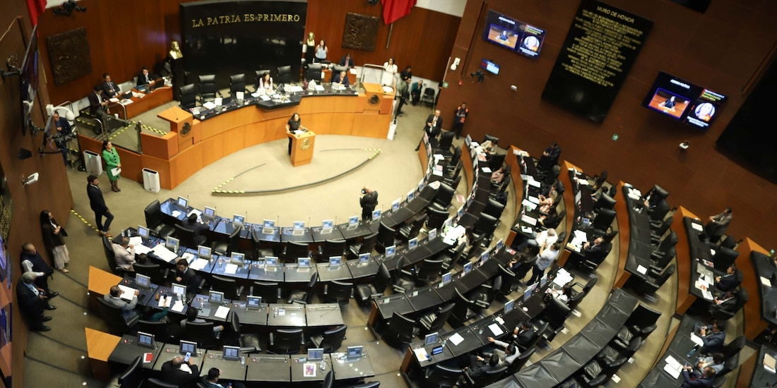 Sesión de la Comisión Permanente en el Senado de la República, el 12 de agosto de 2026.