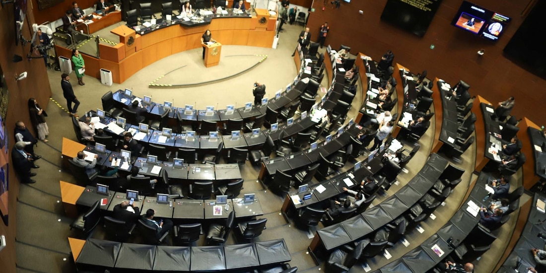 Sesión de la Comisión Permanente en el Senado de la República, el 12 de agosto de 2026.