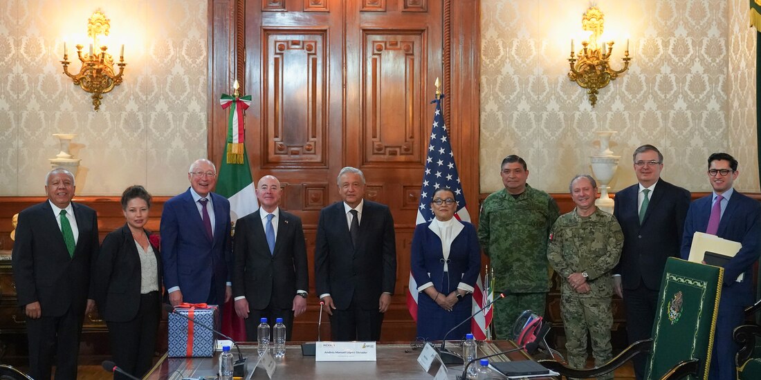 El presidente, destacó que en el encuentro que sostuvo con el secretario de Seguridad Nacional de Estados Unidos, abordaron diversos temas como la migración, justicia y derechos humanos