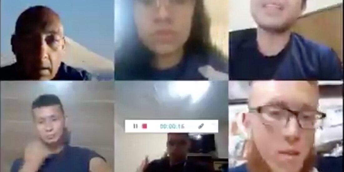 En una clase virtual el Profesor de la BUAP explota contra alumnas que faltaron por el Día de la Mujer.