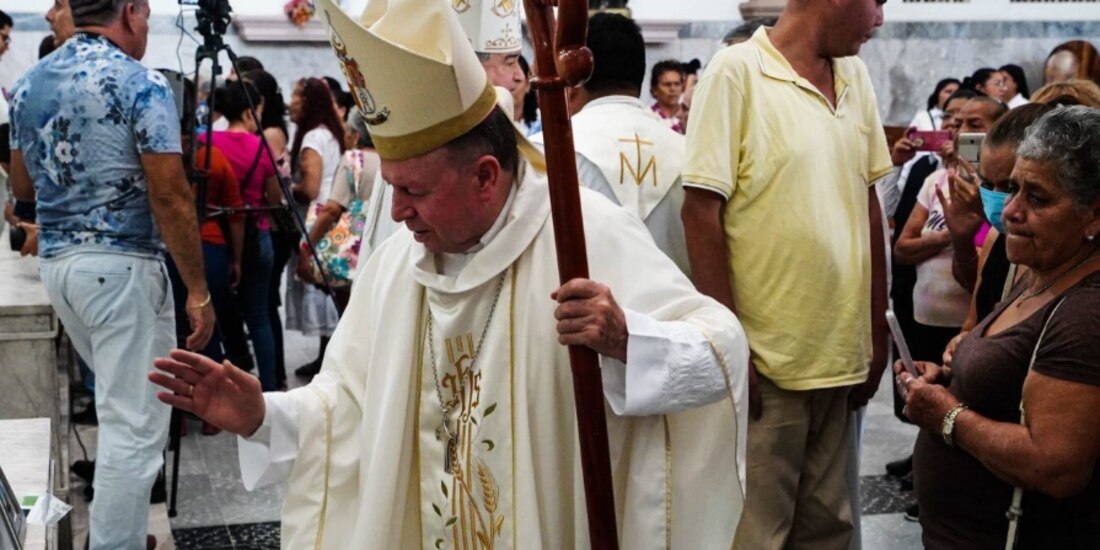 Misa por la paz en Michoacán, en imagen de archivo.
