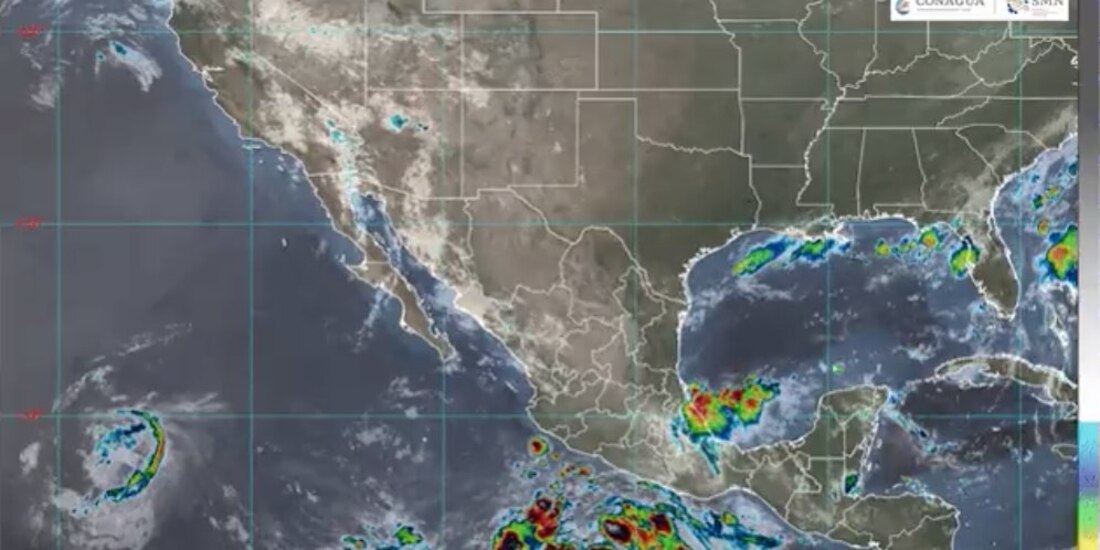 Imagen que difundió la Comisión Nacional del Agua.