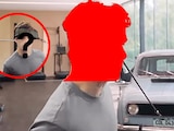 Piloto de F1 jala un coche con el cuello