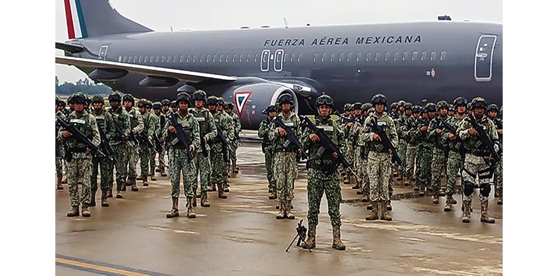 Crece 52% el despliegue de
fuerzas federales en un año