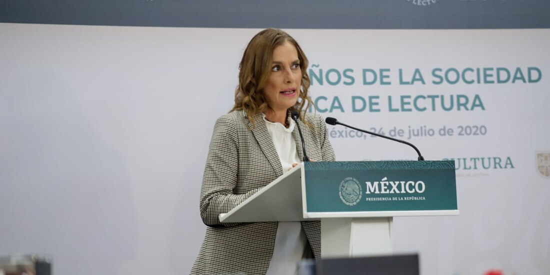 Gutiérrez Müller, durante la ceremonia.