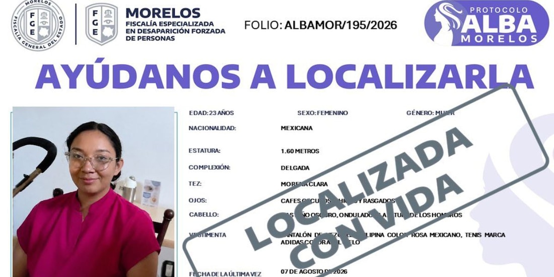 Wendi Janeth Morales Cadena es localizada con vida