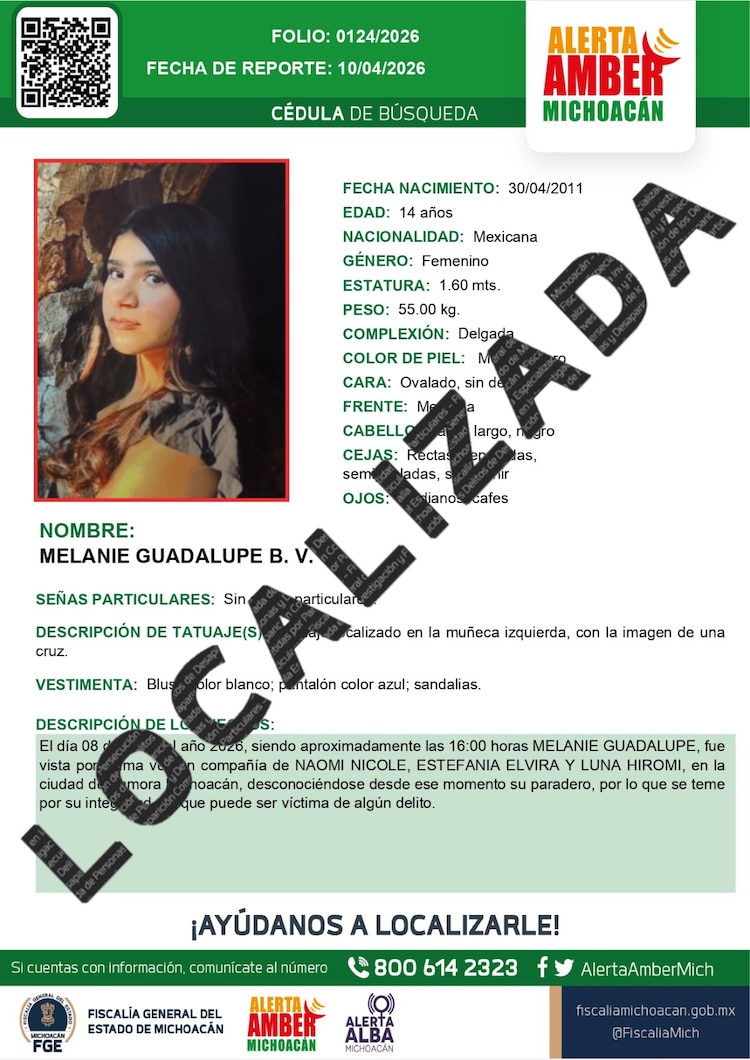 Localizan a jóvenes en Michoacán tras labores de búsqueda.