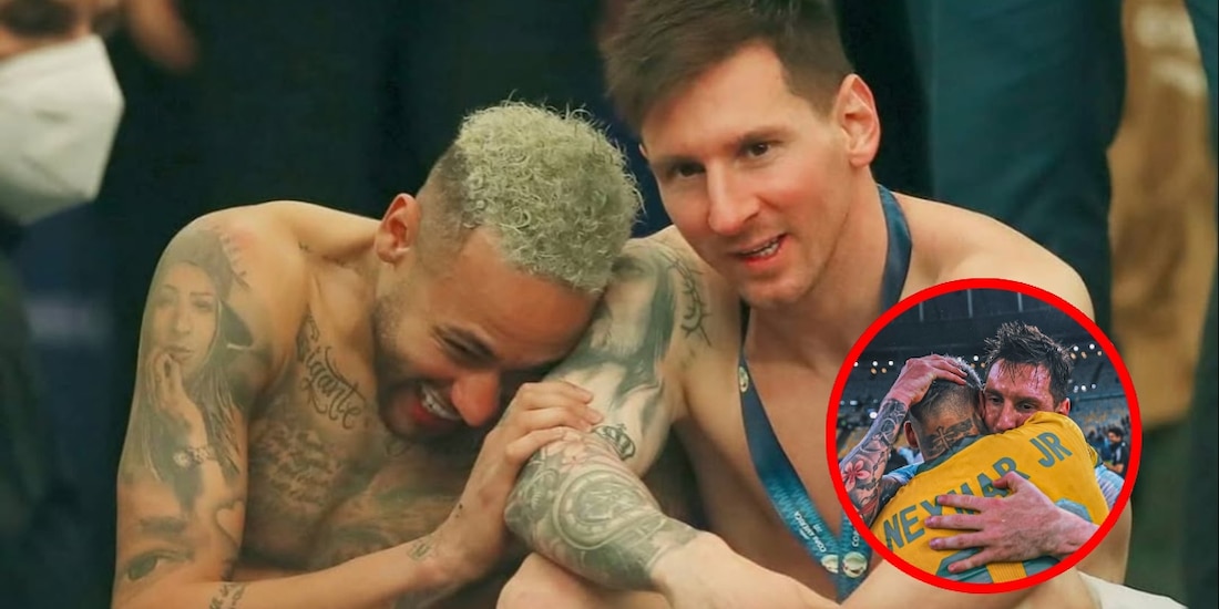 Neymar y el mensaje a Lionel Messi por su adiós de la Selección Argentina