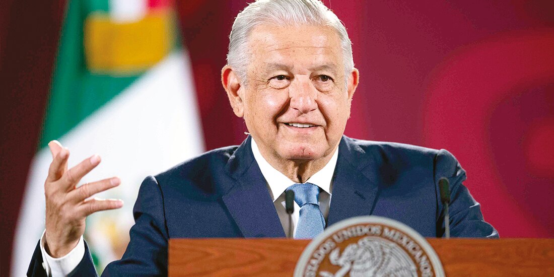 El Jefe del Ejecutivo federal en conferencia matutina, ayer.