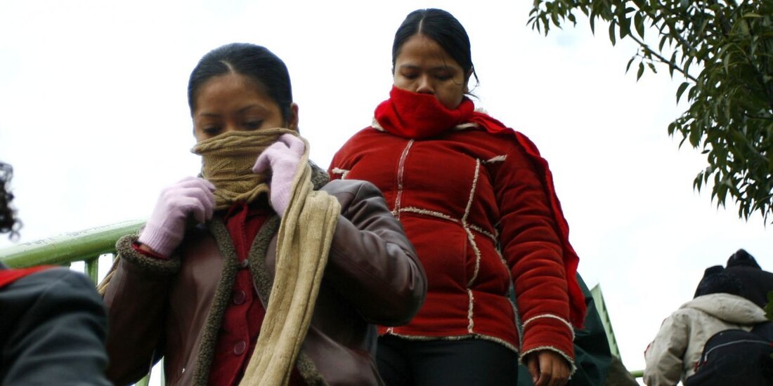 Los frentes fríos están cerca, pueden tener una velocidad de entre 40 y 60 kilómetros por hora. 