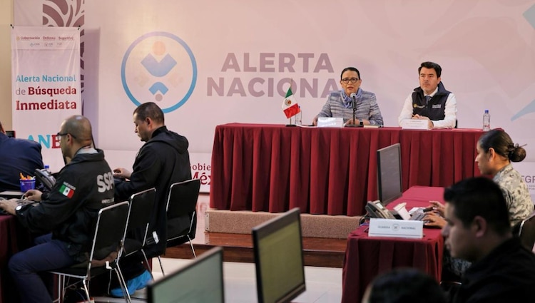 Las labores de localización se coordinan operativamente desde la Comisión Nacional de Búsqueda (CNB).