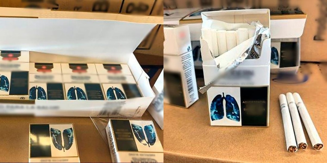 Aseguran cargamento de cigarros apócrifos