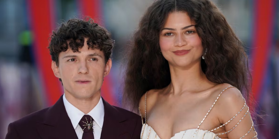 Tom Holland y Zendaya en el estreno en Londres de la película Spider-Man: Brand New Day, el 29 de julio de 2026.