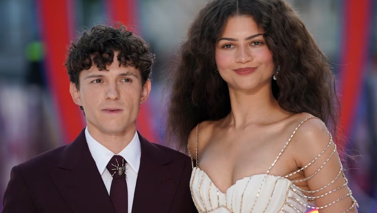 Tom Holland y Zendaya en el estreno en Londres de la película Spider-Man: Brand New Day, el 29 de julio de 2026.