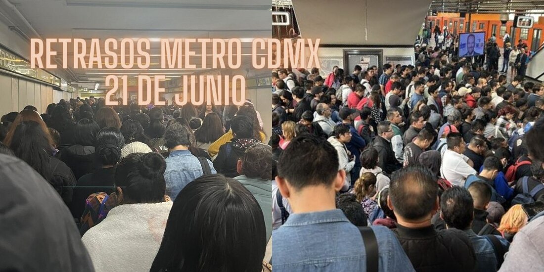 Retrasos en el Metro CDMX.