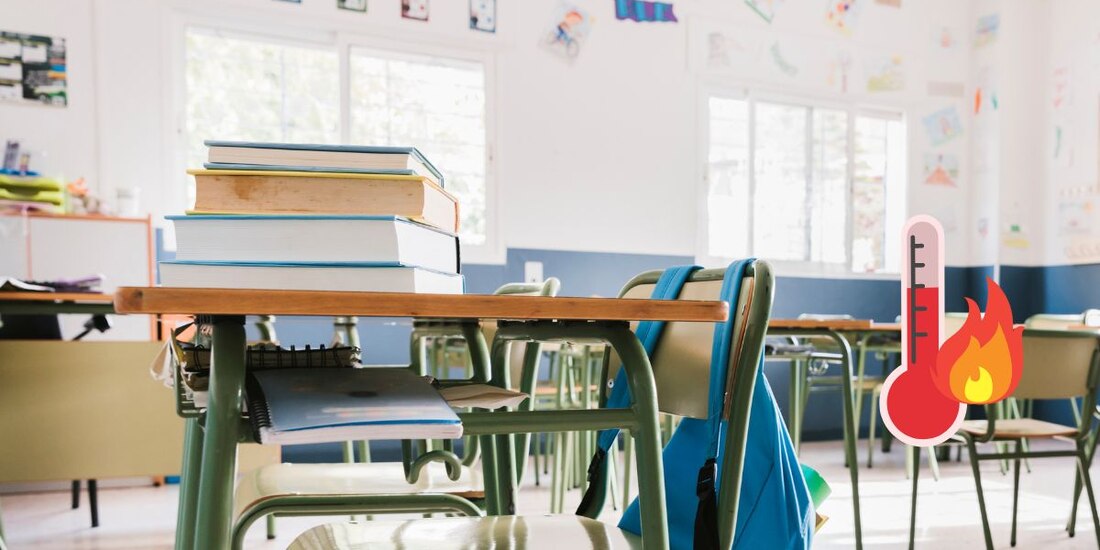Un profesor dejó encerrados a sus estudiantes en un salón de clases con temperaturas que superan los 40°C.