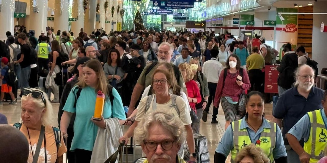 Aeropuerto Internacional de Cancún concentra el mayor número de movimientos con 556 operaciones.