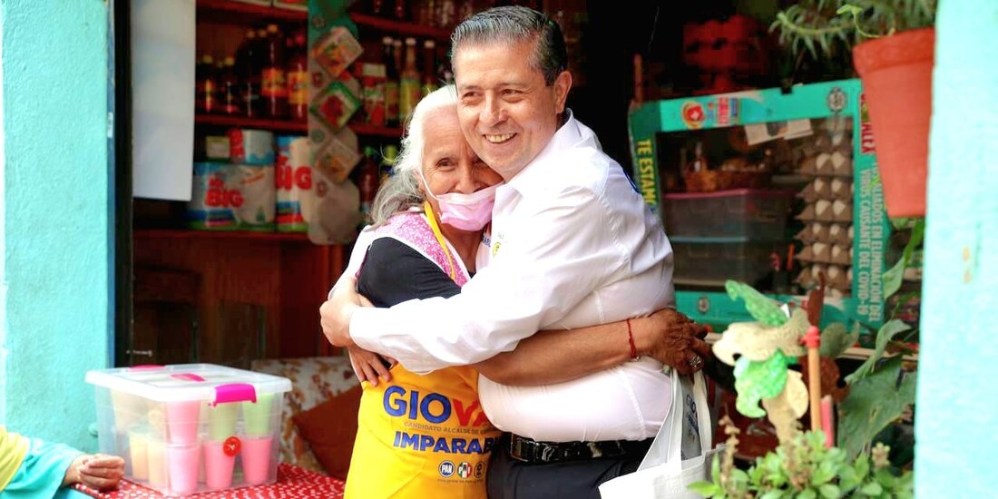 Giovani Gutiérrez, candidato de la Coalición Va X la Ciudad de México a la alcadía de Coyoacán.
