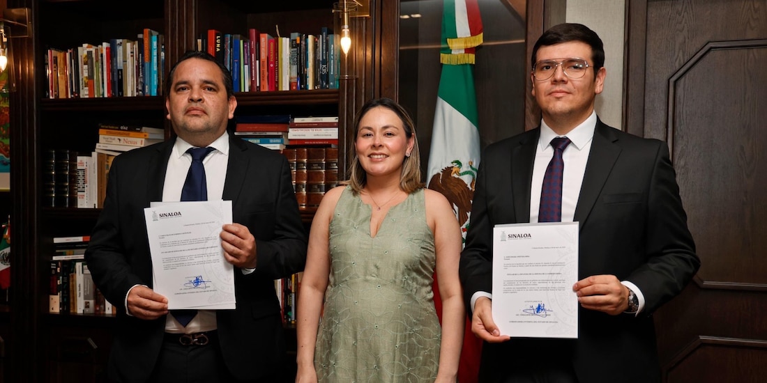 Yeraldine Bonilla realiza nombramientos en el gobierno de Sinaloa.