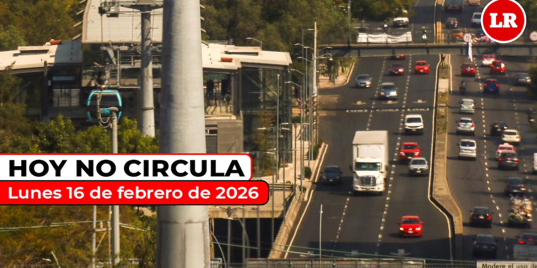 Te compartimos cómo aplica el Hoy No Circula este lunes 16 de febrero de 2026 en el Valle de México.