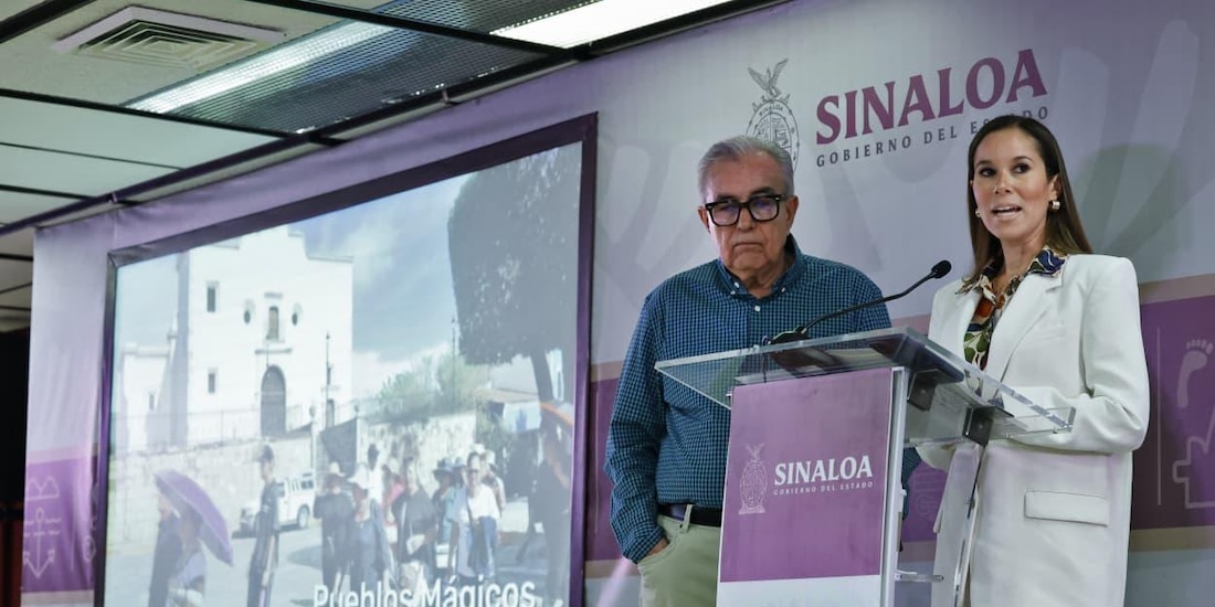 La secretaria de Turismo, Mireya Sosa Osuna, presentó los resultados del operativo ante el gobernador Rubén Rocha Moya.