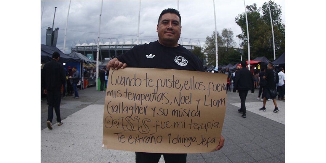 Daniel agradece a Oasis por su música