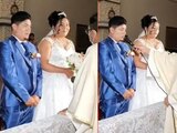 Novio confiesa en plena boda que lo obligaron a casarse.