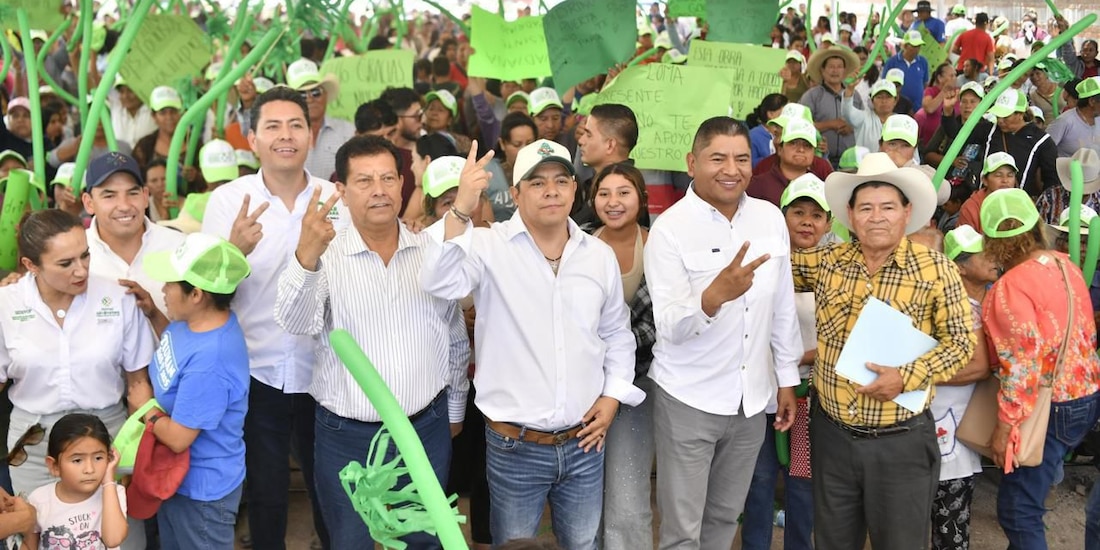Ricardo Gallardo supervisa los proyectos de infraestructura que transforman el entorno social de las familias potosinas.